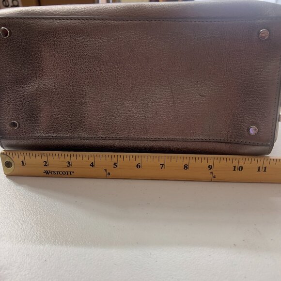 Kate Spade New York Metallic Leather Satchel with Crystal Embellishments - Picture 13 of 15